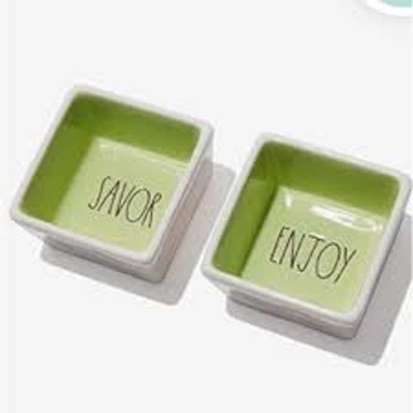 NWT Rae Dunn Savor and Enjoy pinch bowls - Picture 1 of 2